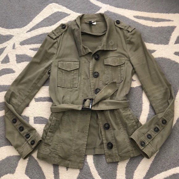 fitted utility jacket